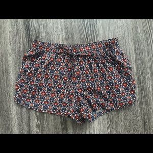 Floral cotton Flower shorts